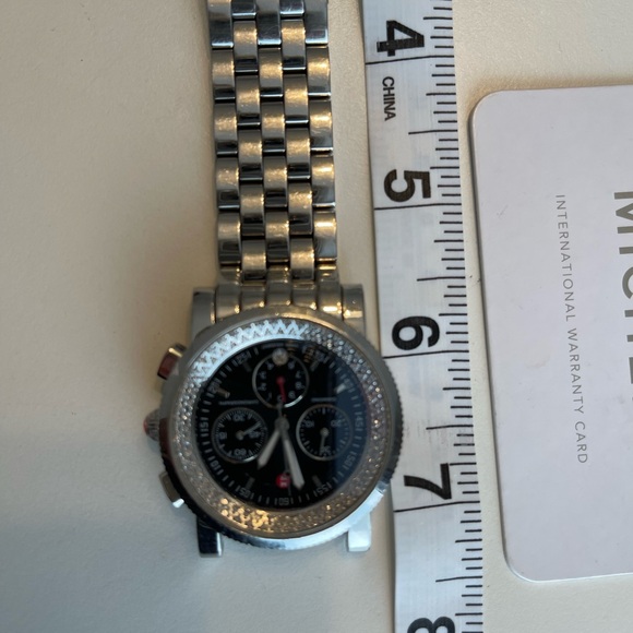 Michele Real Diamond UNISEX Sportsail Watch Black Face - Picture 7 of 10